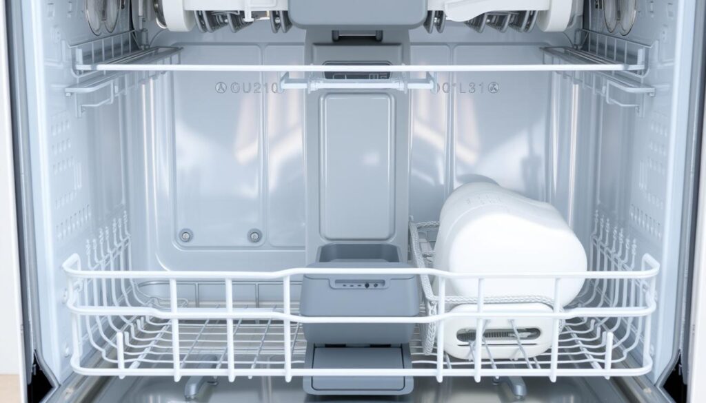 Czysta i zadbana zmywarka Electrolux po zakończonym programie czyszczenia Czysta i zadbana zmywarka Electrolux po zakończonym programie czyszczenia