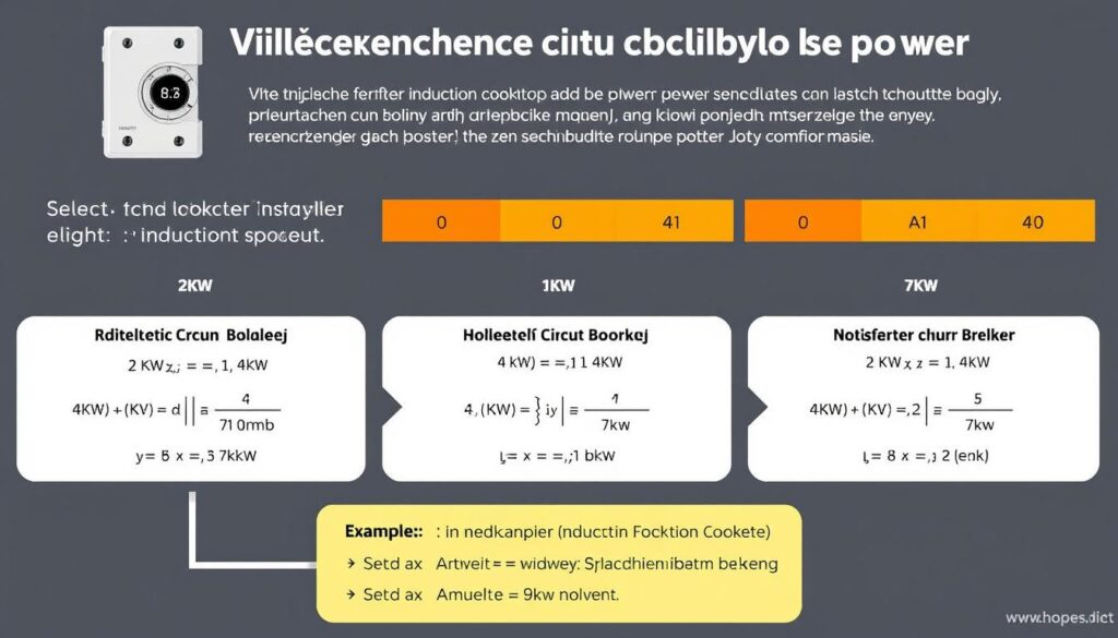 Obliczenia doboru bezpiecznika do płyty indukcyjnej o różnej mocy Obliczenia doboru bezpiecznika do płyty indukcyjnej o różnej mocy