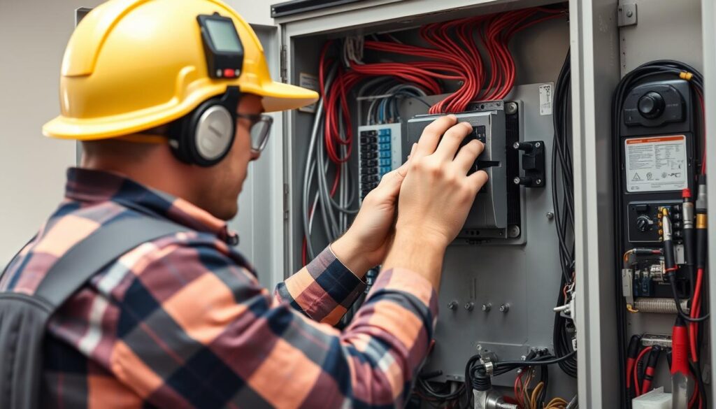 Profesjonalna instalacja bezpiecznika do płyty indukcyjnej Profesjonalna instalacja bezpiecznika do płyty indukcyjnej