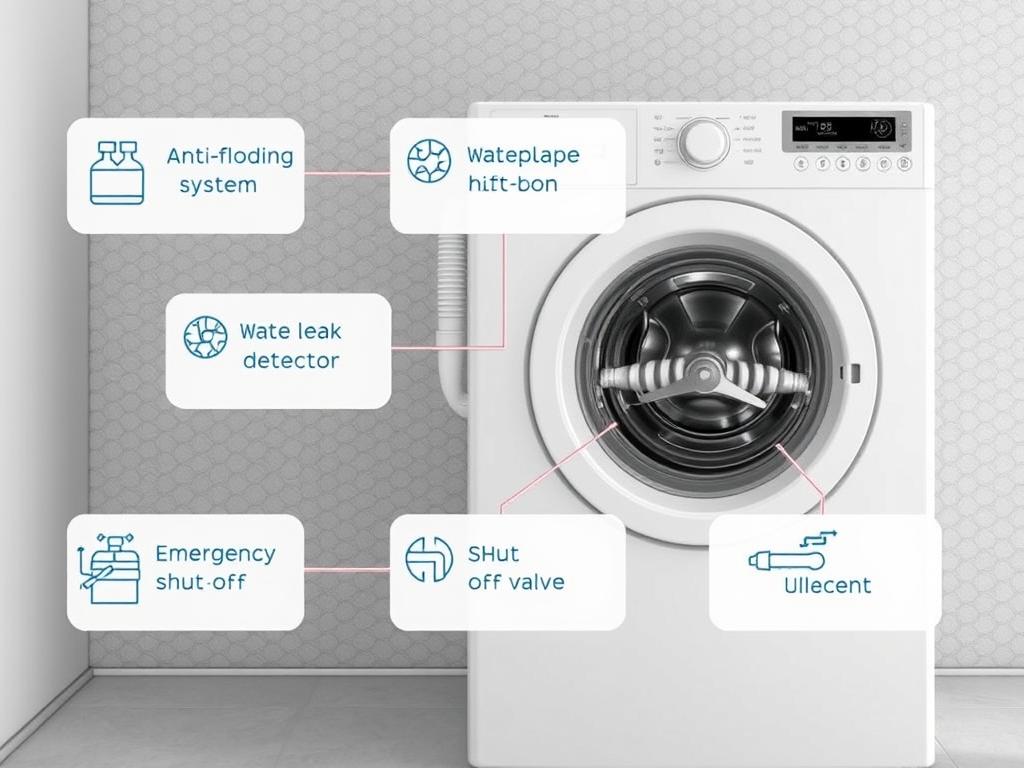 Zabezpieczenia przeciwzalaniowe w instalacji pralki Zabezpieczenia przeciwzalaniowe w instalacji pralki