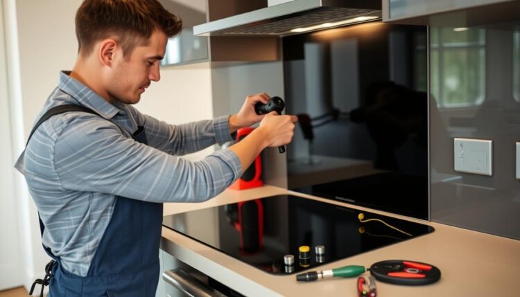 Elektryk podłączający płytę indukcyjną - podłączenie płyty indukcyjnej cena